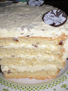 Sztracsatella torta recept fotója