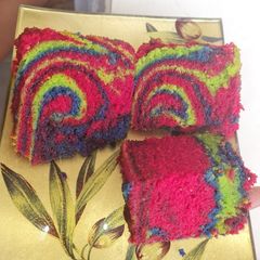 Rainbow/Mable Cake A picture of Rainbow/Mable Cake.