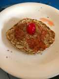 Pancake de avena con cereza