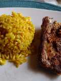 Arroz globoso en olla a presión (arroz integral)
