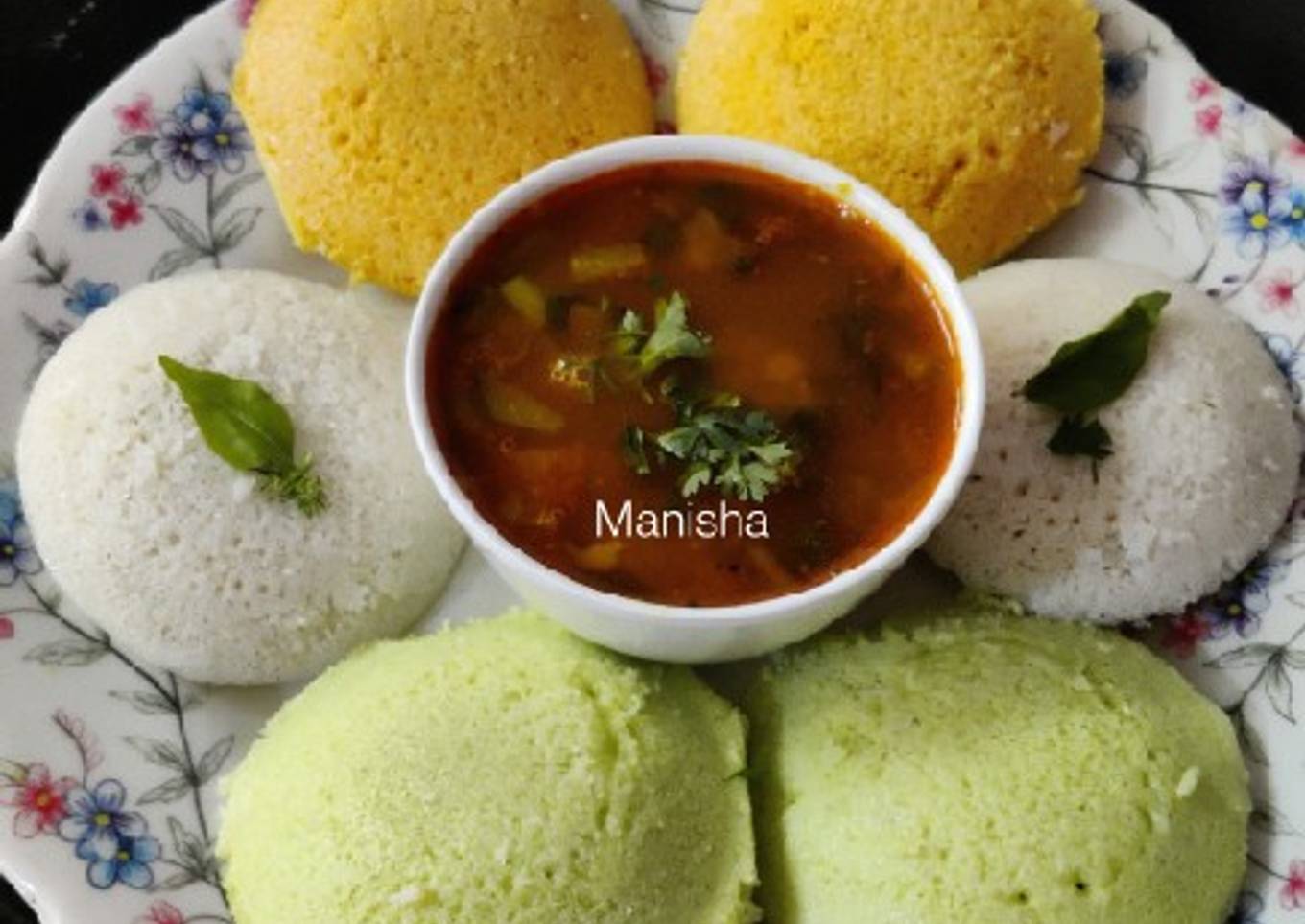Tiranga Idli (Tricolour Idli)