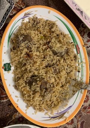 A picture of Beefgosht ka pulao.