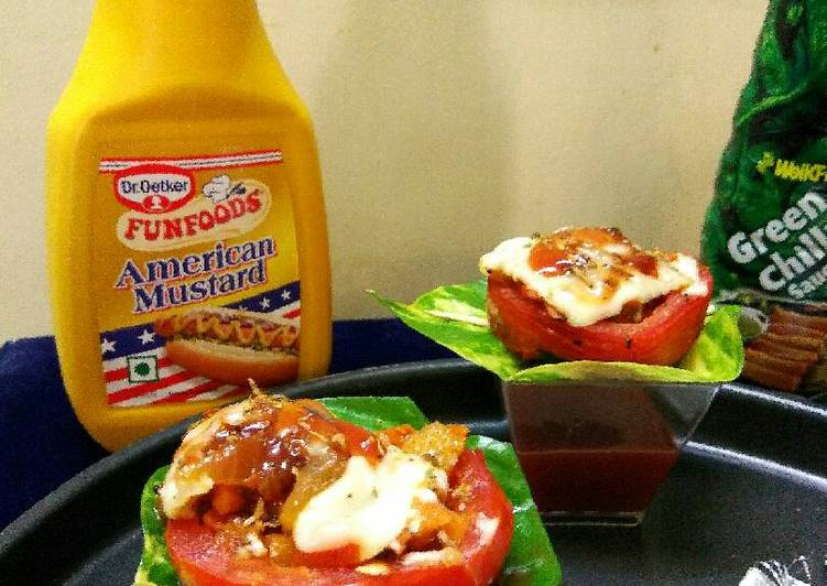 Tomato pizza cups