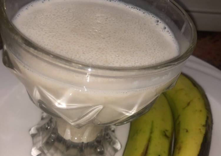 Step-by-Step Guide to Make Quick Banana smoothie