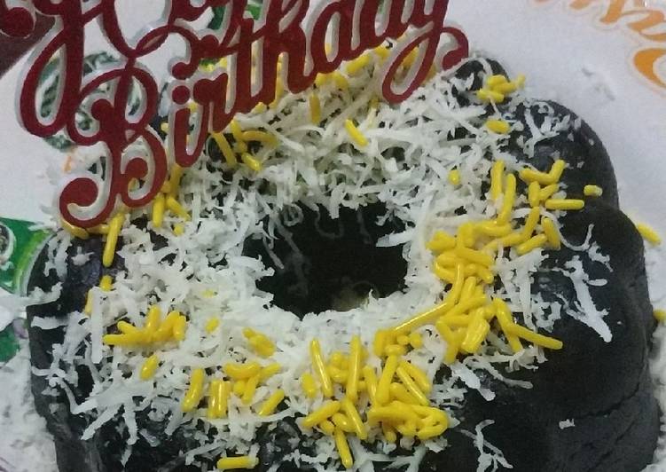 Kue brownies ulang tahun homemade