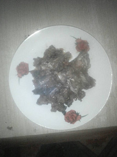A picture of Wet fly goat meat.