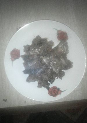 A picture of Wet fly goat meat.
