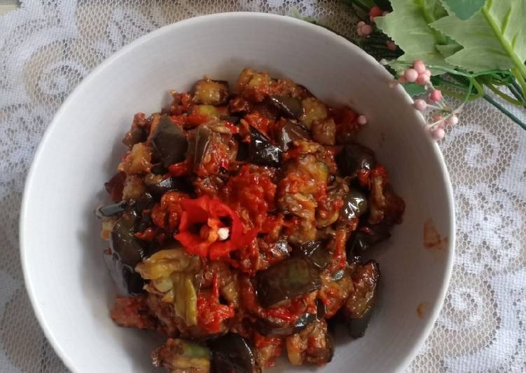 Terong Penyet Pedas simple