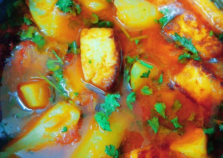 How to Prepare Speedy Aloo paneer sabzi