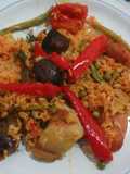 Arroz horneado (horno milagro, cazuela horno)