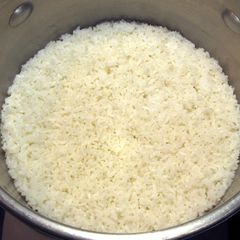 A picture of Cooking Rice in a Pressure Cooker.