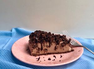 Una foto de Pastel helado crocante de Nutella