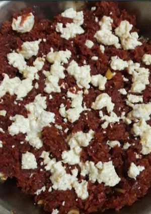 A picture of Gajar ka halwa.