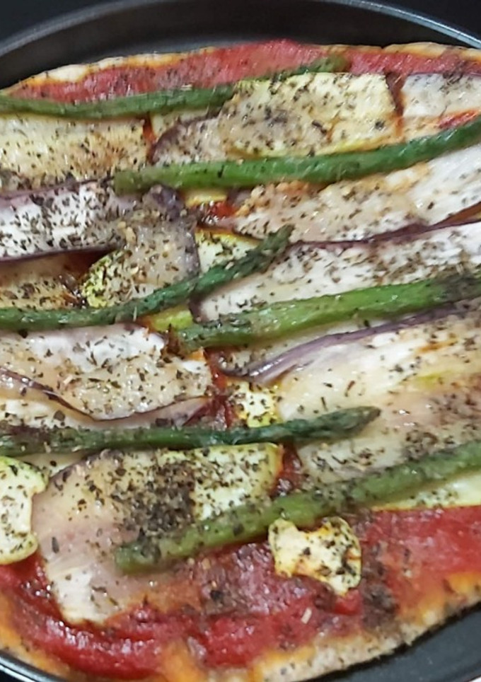 Una foto de Pizza improvisada