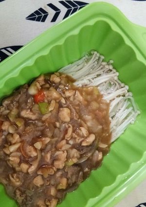 Foto resep Jamur enoki saus tiram