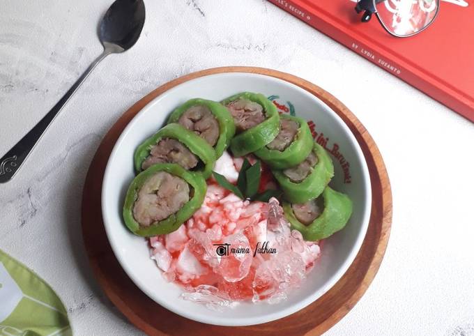 Cara bikin Es pisang ijo khas makasar Cara bikin Es pisang ijo khas makasar