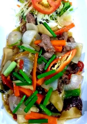 รูปของ เนื้อผัดน้ำมันหอย