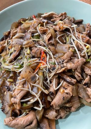 รูปของ หมูผัดเต้าซี่ถั่วงอก