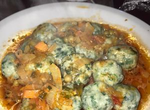 Una foto de Malfatti de acelga y ricota