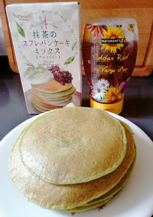 A picture of Green Tea Pancake.