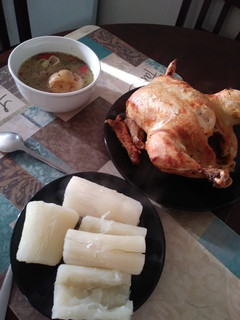 Una foto de Caldo de gallina