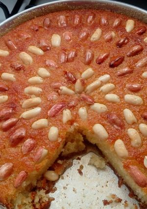 صورة لوصفة هريسة بسيطة 😋
