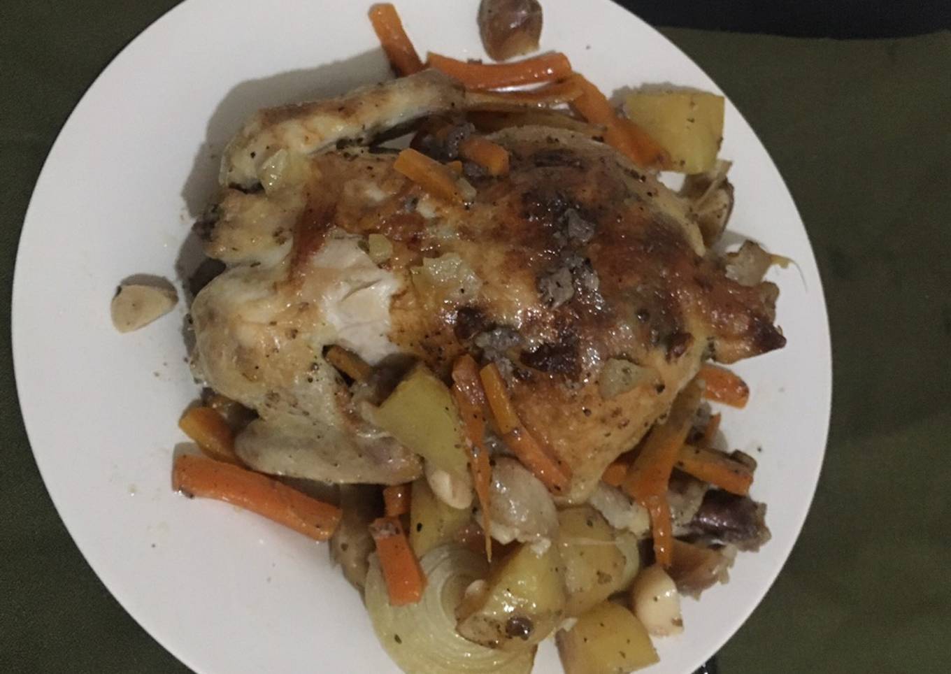 Chicken Roasted with Oregano