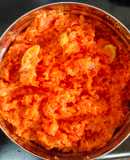 Jaggery carrot halwa