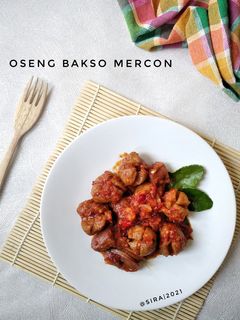 Foto resep Oseng Bakso Mercon