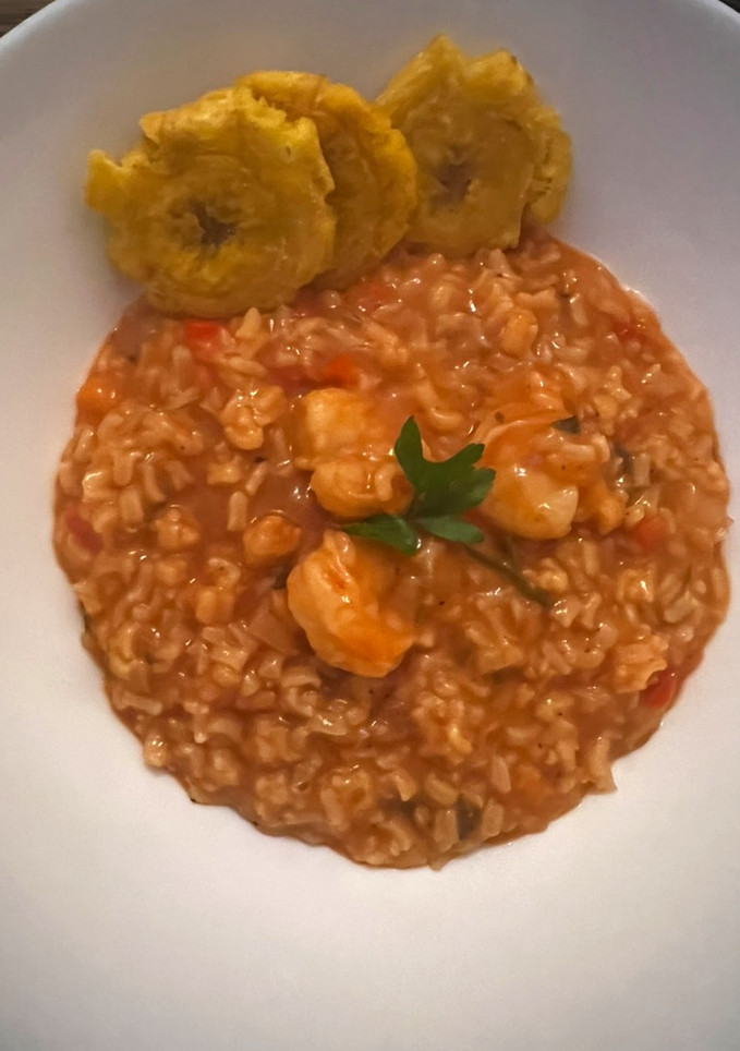 Una foto de Asopao de Camarones