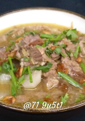 Foto resep Soto daging sapi meranggi