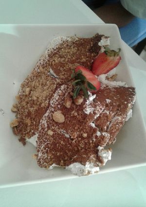A picture of Eggless Tiramisu.