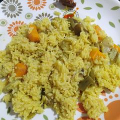 A picture of Simple Vegetable Pulao.