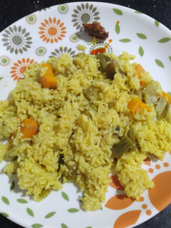 A picture of Simple Vegetable Pulao.