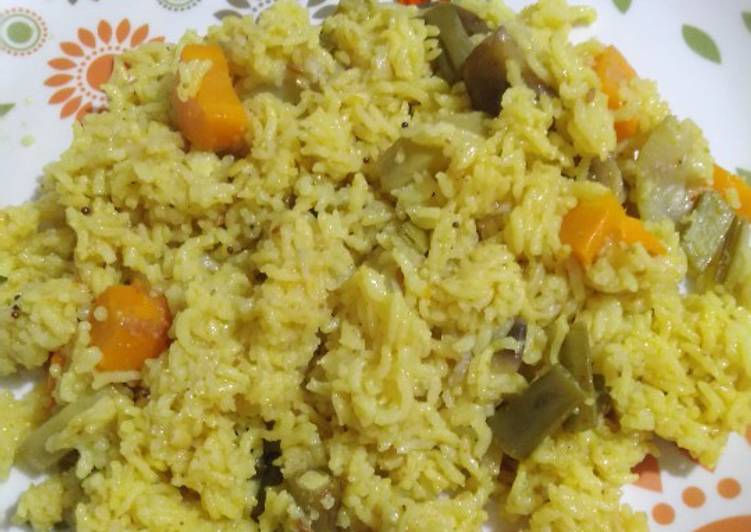 Simple Vegetable Pulao