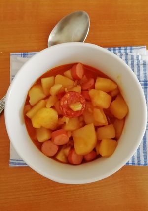 A legegyszerűbb paprikás krumpli recept fotója