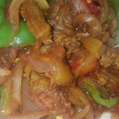 A picture of Beef kibda.