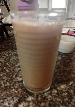 Una foto de Licuado de chocolate