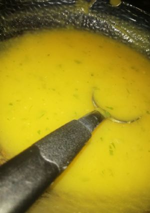 Una foto de Sopa Crema de Zapallo