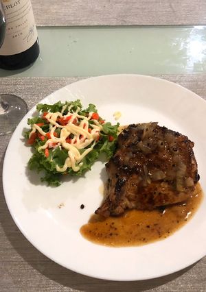 รูปของ สเต็กหมูพริกไทยดำ