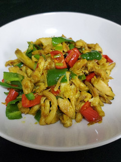 Foto resep Tumis ayam suwir paprika