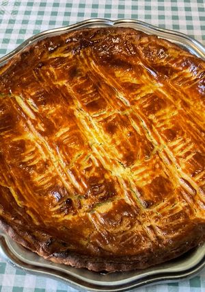 Une photo de Galette façon franc comtoise à la pistache