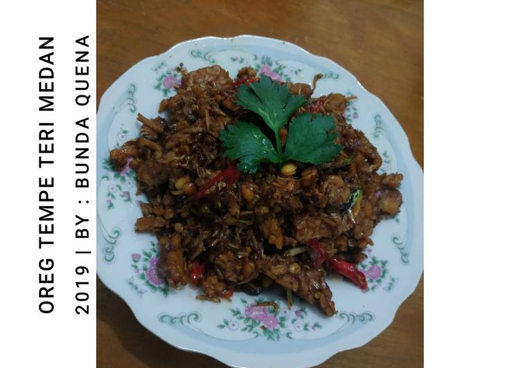 Resep Oreg tempe teri medan yang Sempurna