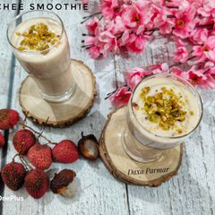 A picture of Lychee Smoothie (Litchi Smoothie).