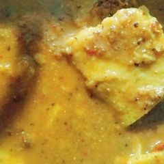 A picture of Gram flour chatpata gravy.