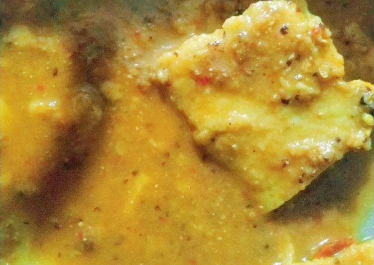 Gram flour chatpta gravy