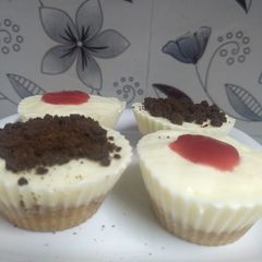 A picture of Mini cheese cake.