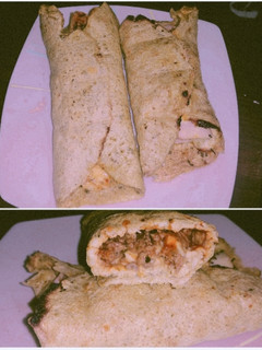 Una foto de Burritos de avena con carne