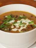 Mushroom with Wild Rice Soup