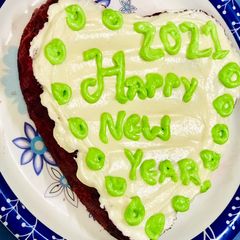 A picture of Microwave Red velvet cake 2021.